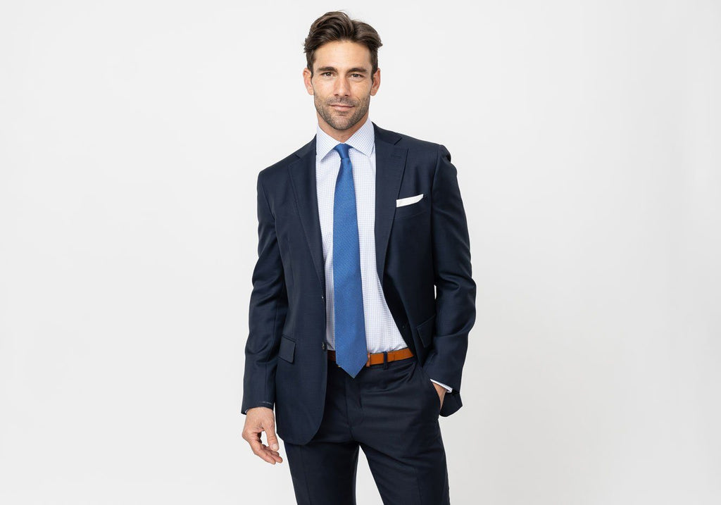 The Blue Windale Check Dress Shirt Dress Shirt- Ledbury