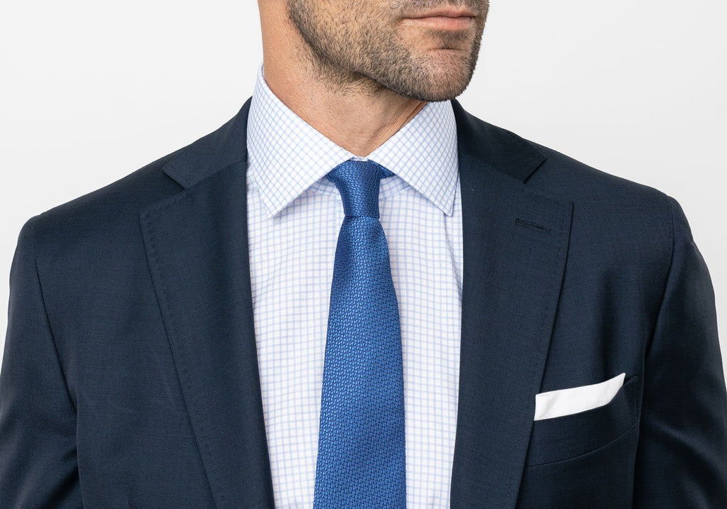 The Blue Windale Check Dress Shirt Dress Shirt- Ledbury