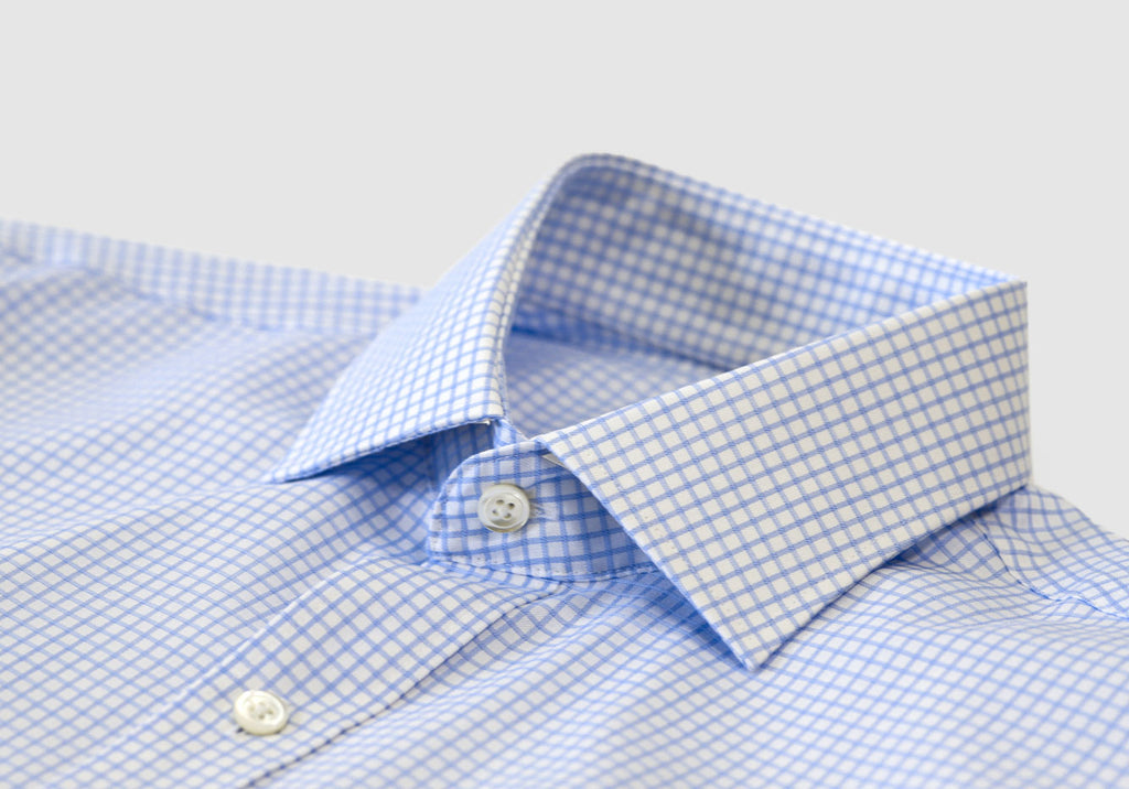 The Blue Windale Check Dress Shirt Dress Shirt- Ledbury