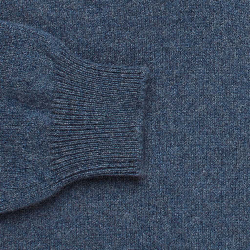 The Blue Heather Brewer Mock Neck Sweater Sweater- Ledbury