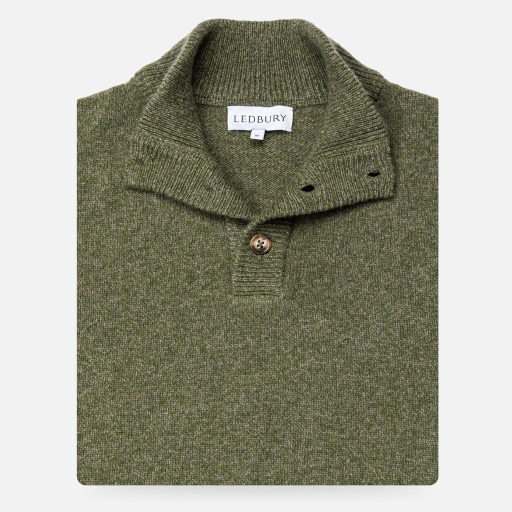 The Sage Brewer Mock Neck Sweater Sweater- Ledbury