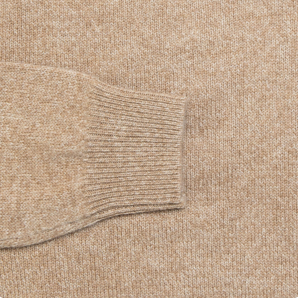 The Camel Heather Brewer Mock Neck Sweater – Ledbury