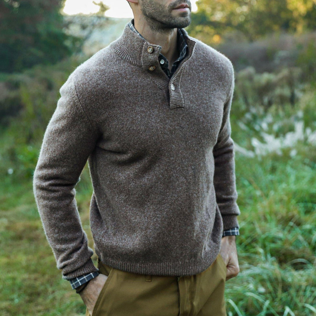 The Seal Heather Brewer Mock Neck Sweater Sweater- Ledbury