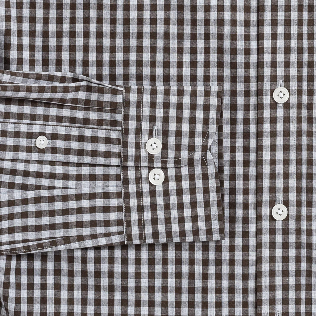 The Brown Harcourt Custom Shirt Custom Casual Shirt- Ledbury