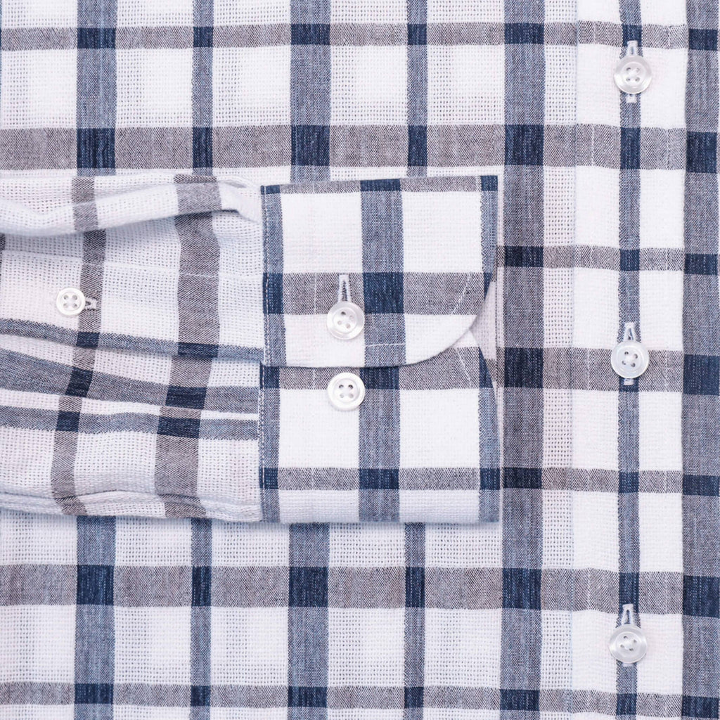 The Ivory Canterberry Check Casual Shirt Casual Shirt- Ledbury