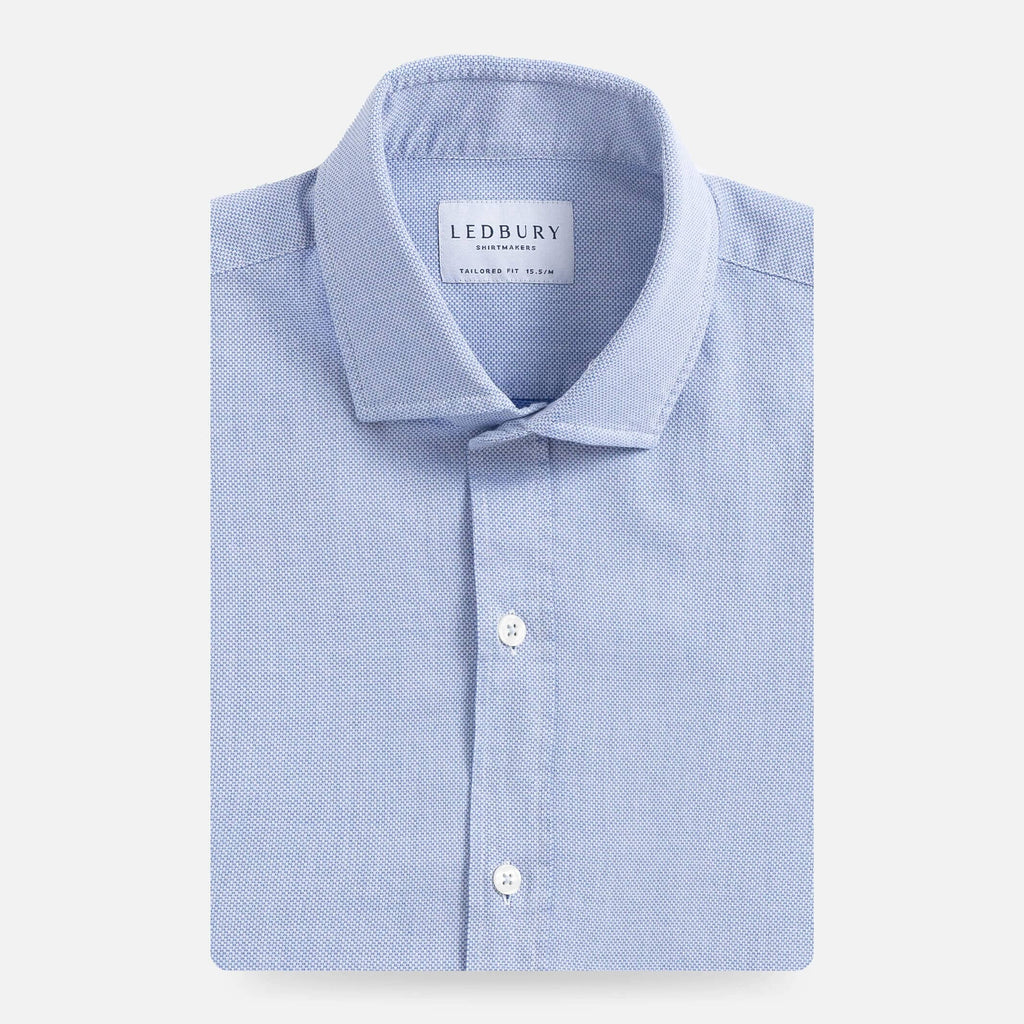 The Blue Caven Dobby Soft Shirt Dress Shirt- Ledbury