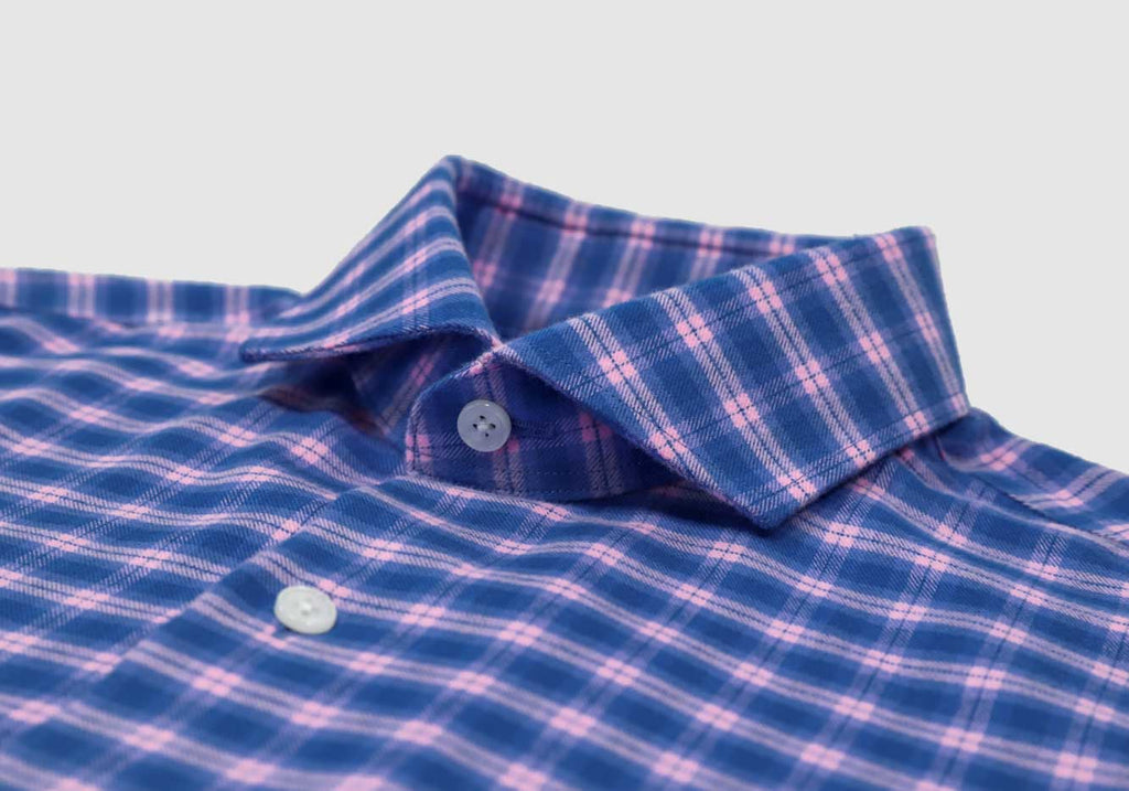 The Cerulean Lincoln Brushed Twill Custom Shirt Custom Casual Shirt- Ledbury