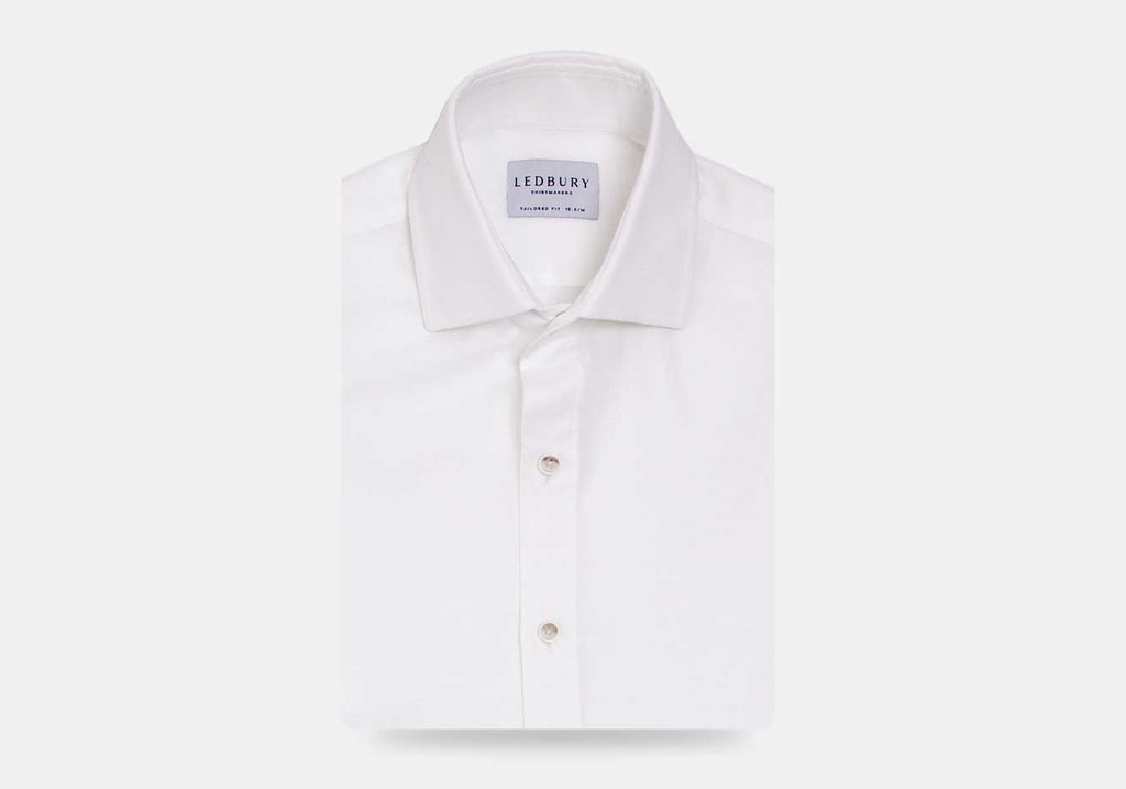 The White Clevenger Cotton Linen Casual Shirt Casual Shirt- Ledbury