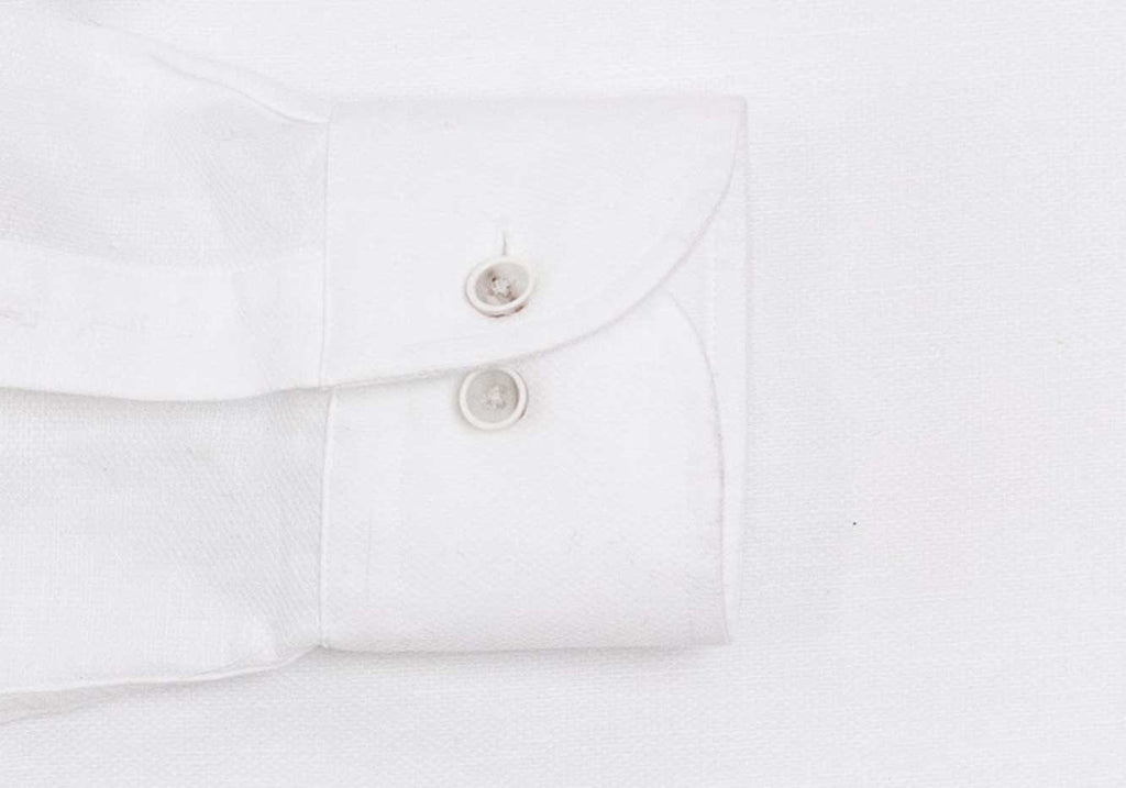 The White Clevenger Cotton Linen Casual Shirt Casual Shirt- Ledbury