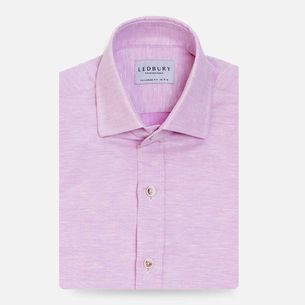 The Pale Pink Clevenger Cotton Linen Casual Shirt Casual Shirt- Ledbury