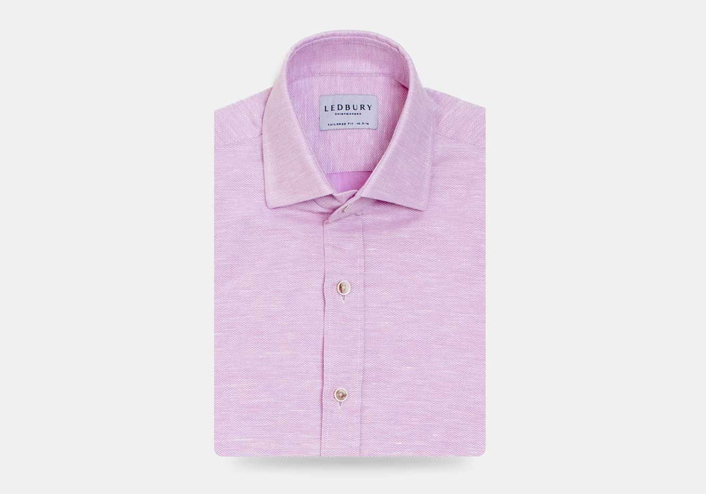 The Pale Pink Clevenger Cotton Linen Casual Shirt Casual Shirt- Ledbury