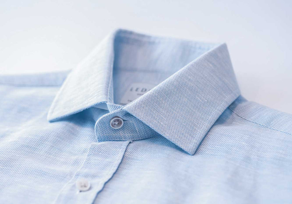 The Light Blue Clevenger Cotton Linen Casual Shirt Casual Shirt- Ledbury