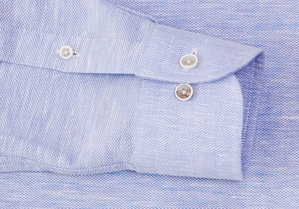 The Light Blue Clevenger Cotton Linen Casual Shirt Casual Shirt- Ledbury
