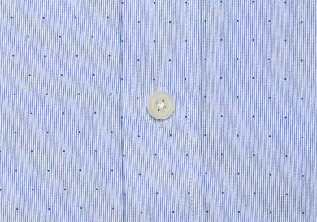 The Blue Conlon Dot Dress Shirt Dress Shirt- Ledbury