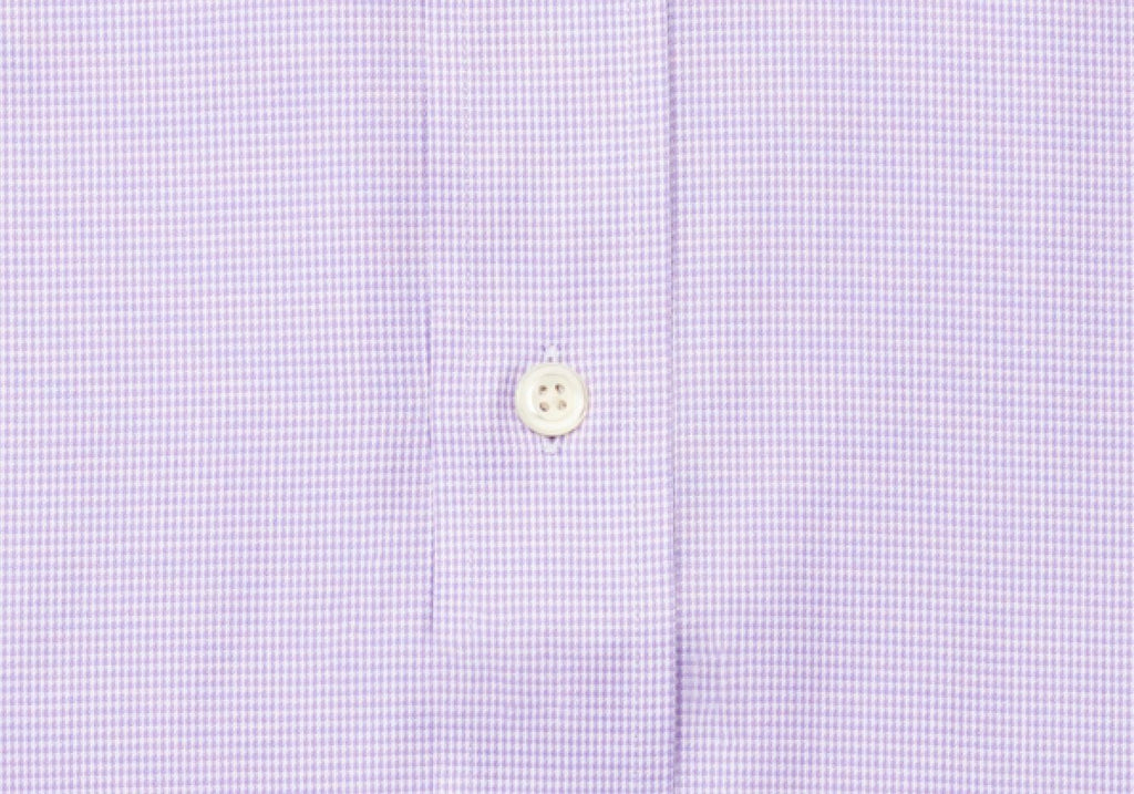 The Lavender Danvers Houndstooth Dress Shirt Dress Shirt- Ledbury