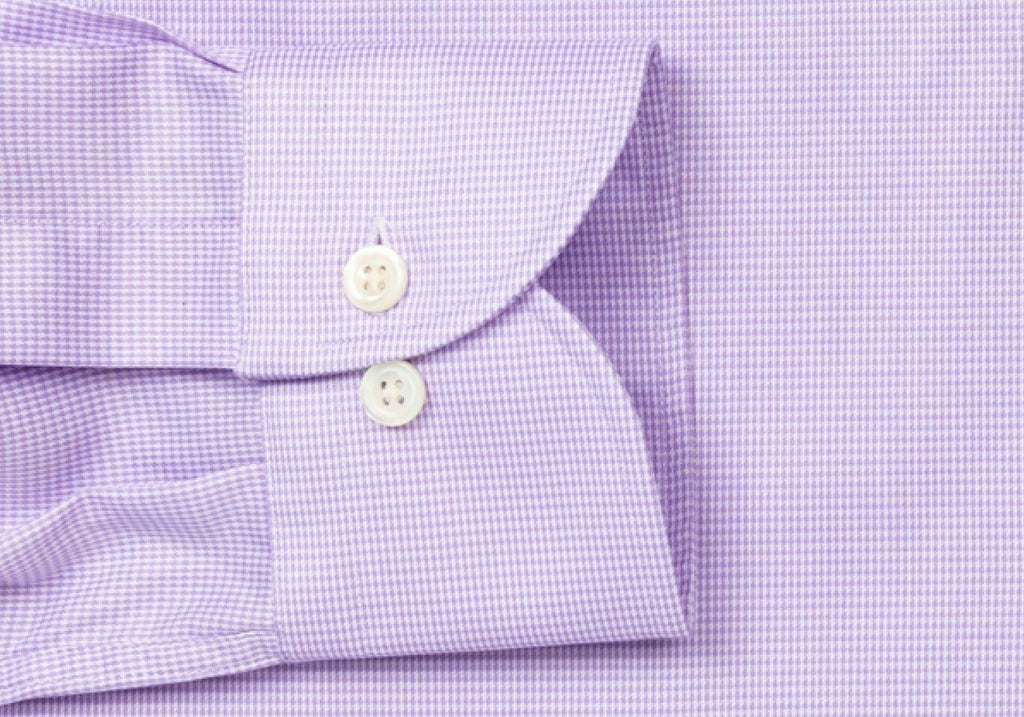 The Lavender Danvers Houndstooth Dress Shirt Dress Shirt- Ledbury