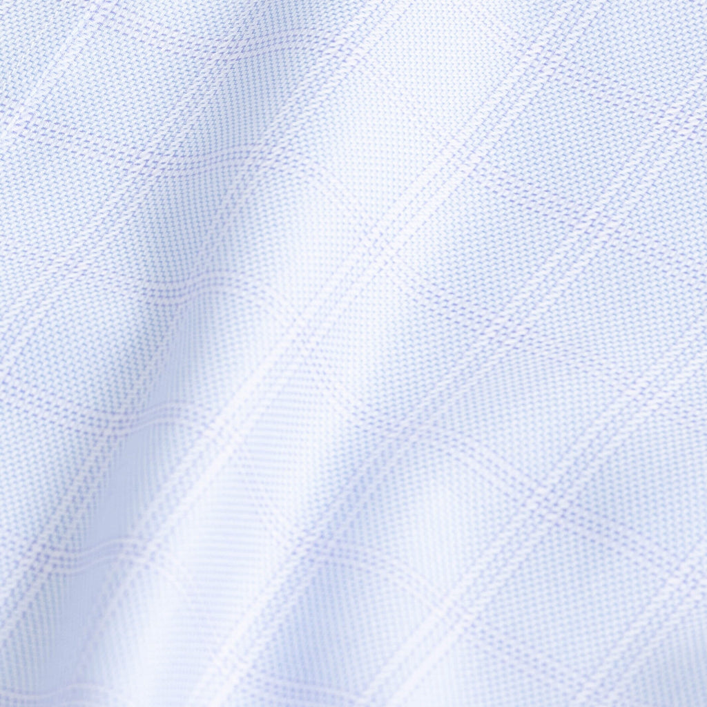 The Lavender Danvers Windowpane Custom Shirt Custom Dress Shirt- Ledbury