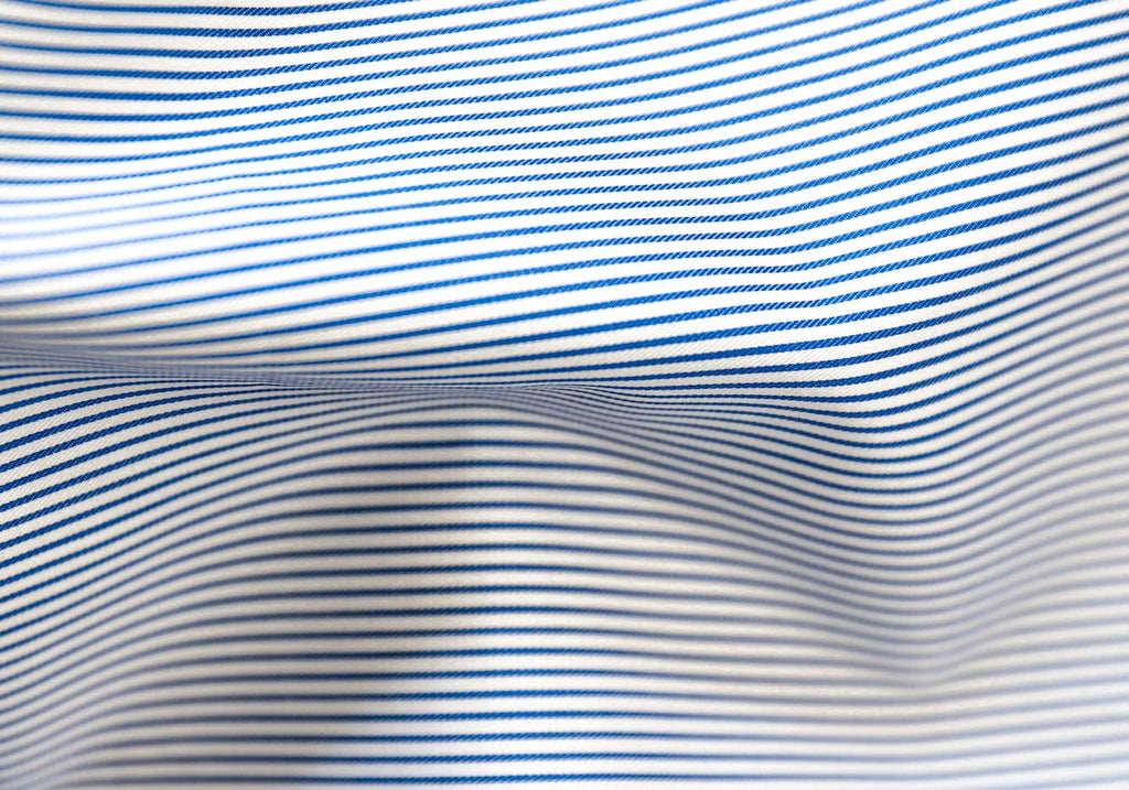 The Dark Blue Grove Stripe Custom Shirt Custom Dress Shirt- Ledbury