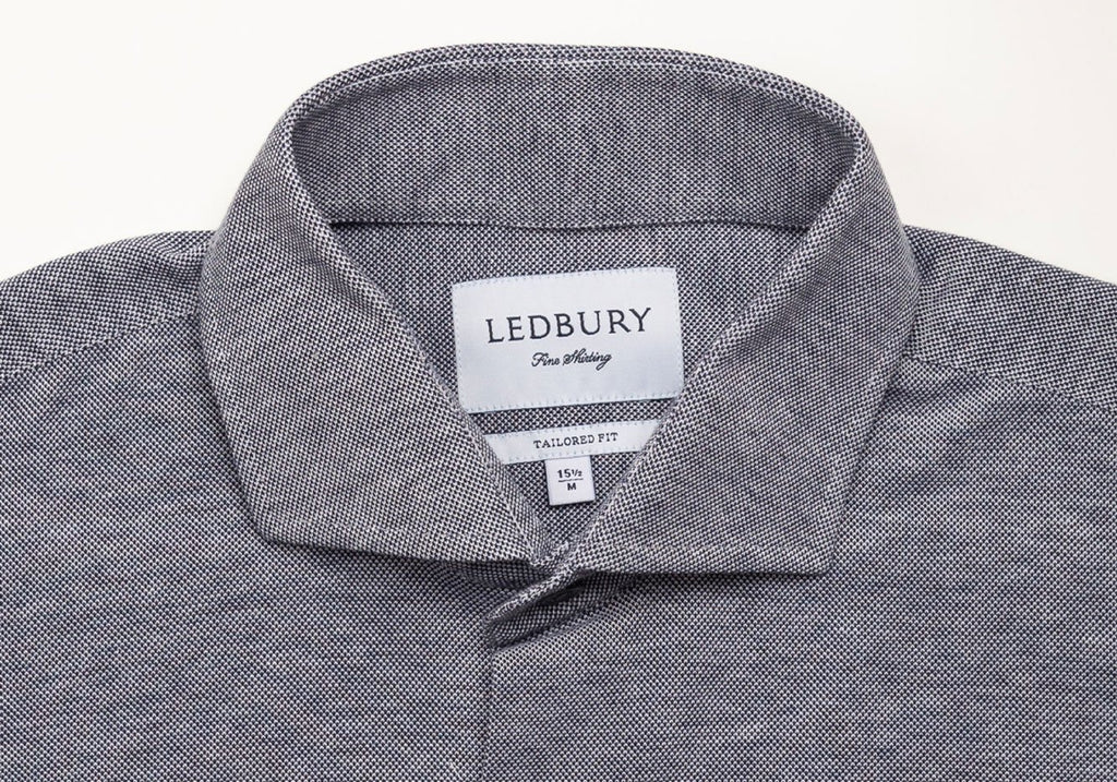 The Deming Birdseye Performance Knit Shirt Casual Shirt- Ledbury