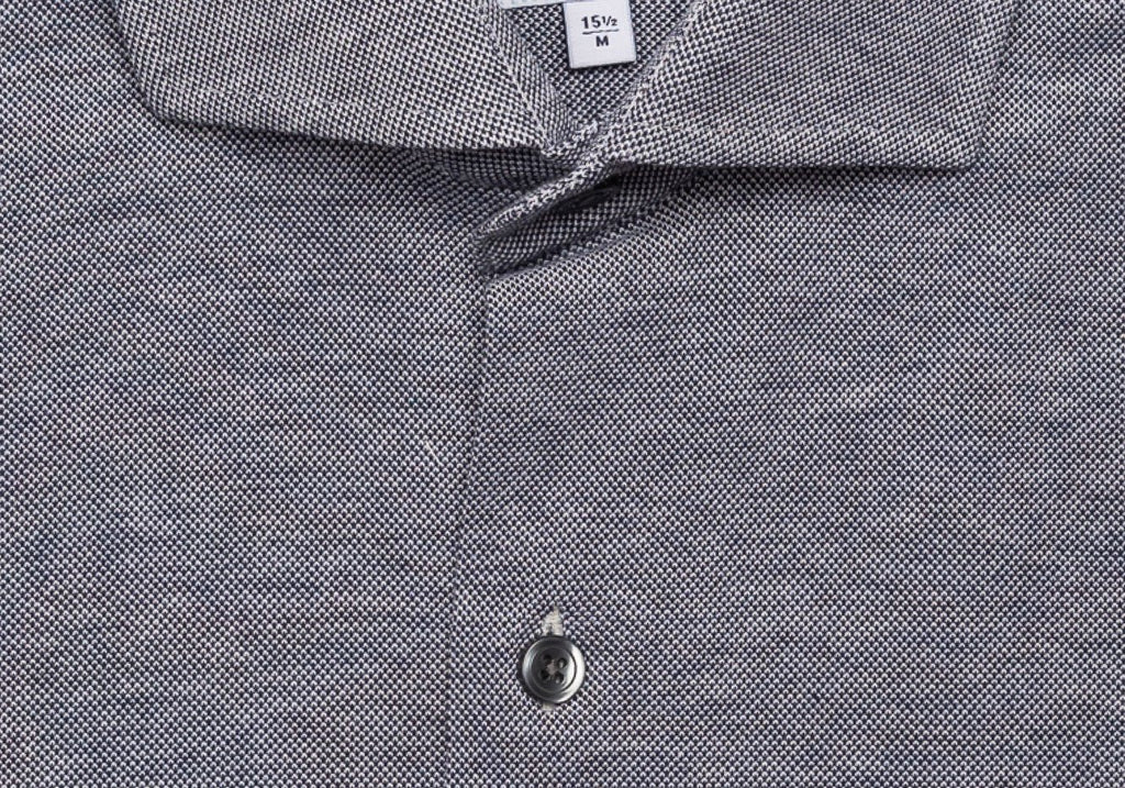 The Deming Birdseye Performance Knit Shirt Casual Shirt- Ledbury