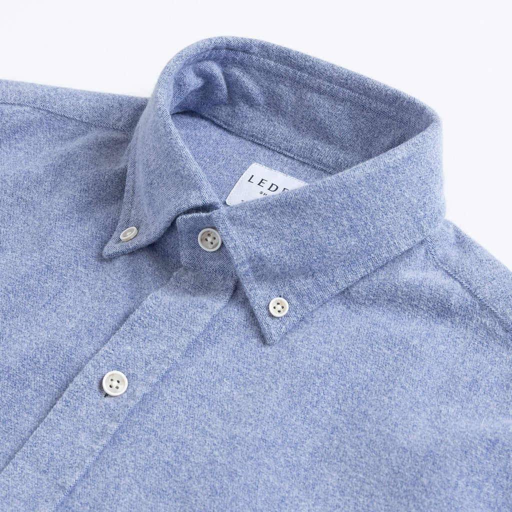 The Light Blue Eames Brushed Oxford Casual Shirt Casual Shirt- Ledbury