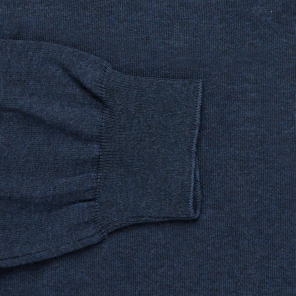 The Cadet Blue Easterley Half-Zip Sweater Sweater- Ledbury