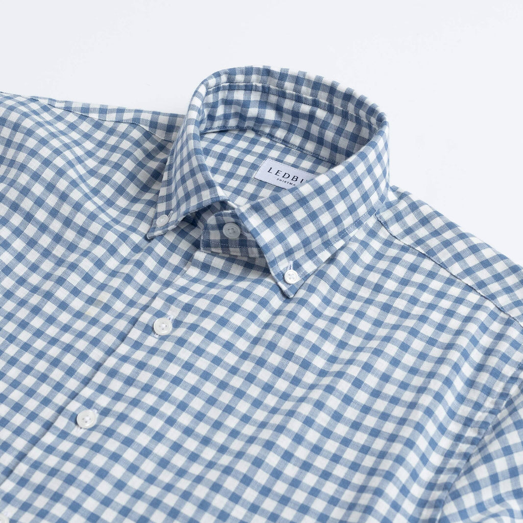 The Light Blue Farwell Gingham Casual Shirt Casual Shirt- Ledbury