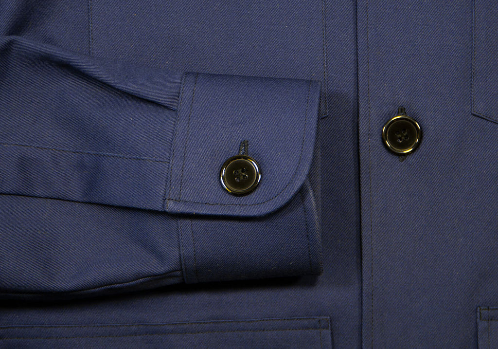 The Navy Foster Shirt Jacket Casual Shirt- Ledbury