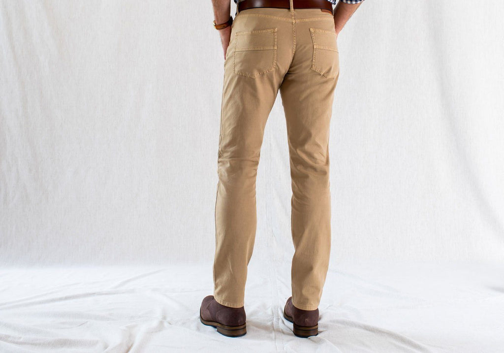 The Sand Franklin 5 Pocket Washed Twill Pant Pant- Ledbury