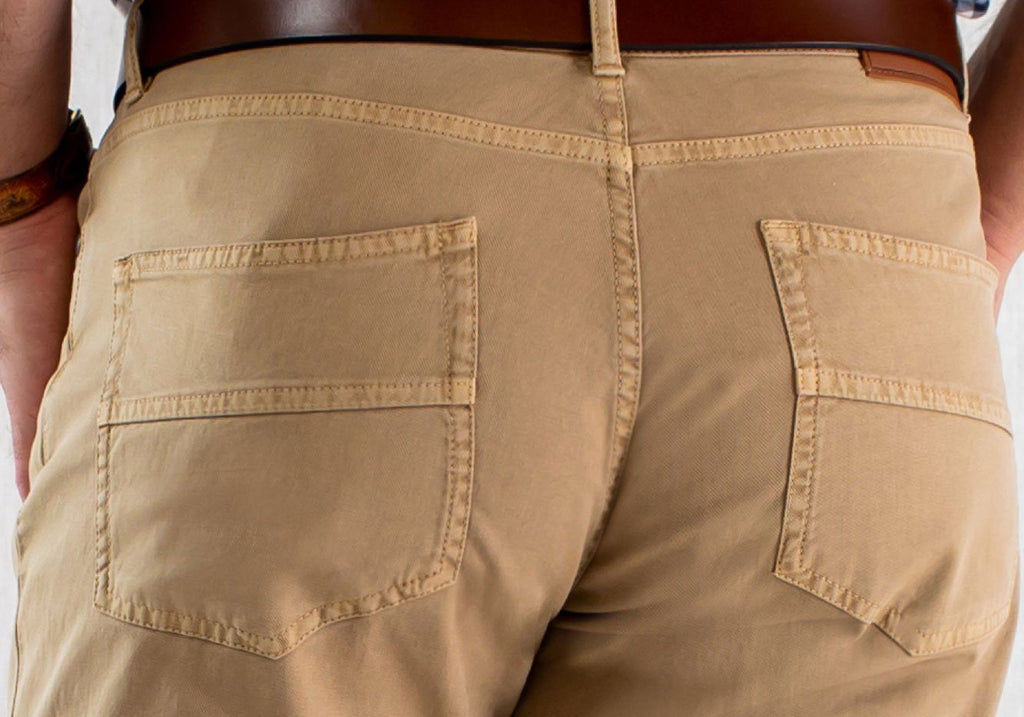 The Sand Franklin 5 Pocket Washed Twill Pant Pant- Ledbury