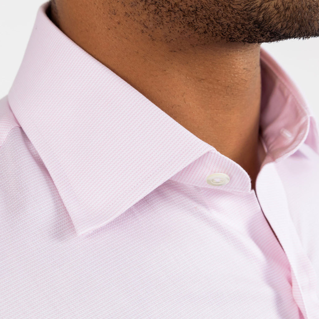 The Pink Freeman Oxford Dress Shirt Dress Shirt- Ledbury