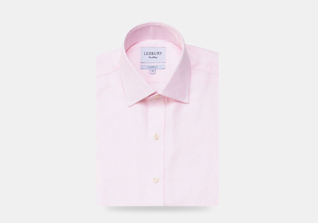 The Pink Freeman Oxford Dress Shirt Dress Shirt- Ledbury