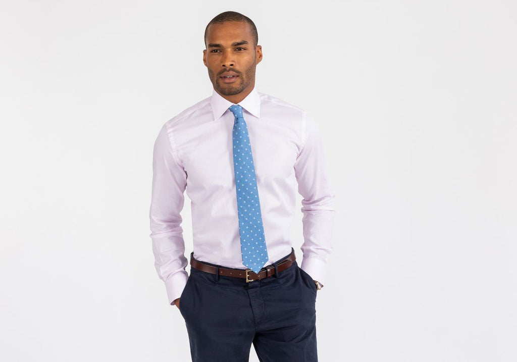 The Pink Freeman Oxford Dress Shirt Dress Shirt- Ledbury