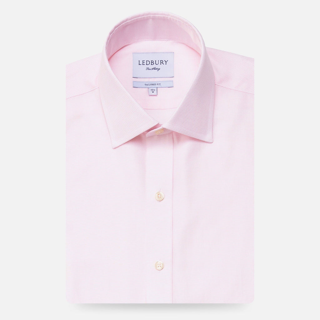 The Pink Freeman Oxford Dress Shirt Dress Shirt- Ledbury