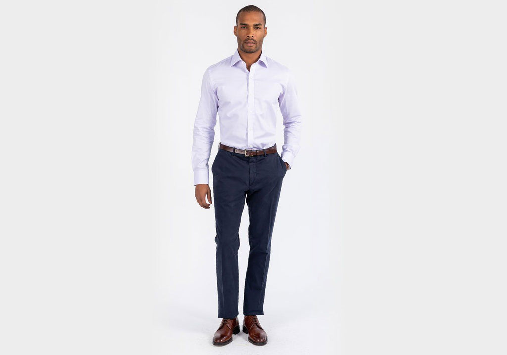 The Lavender Freeman Oxford Dress Shirt Dress Shirt- Ledbury