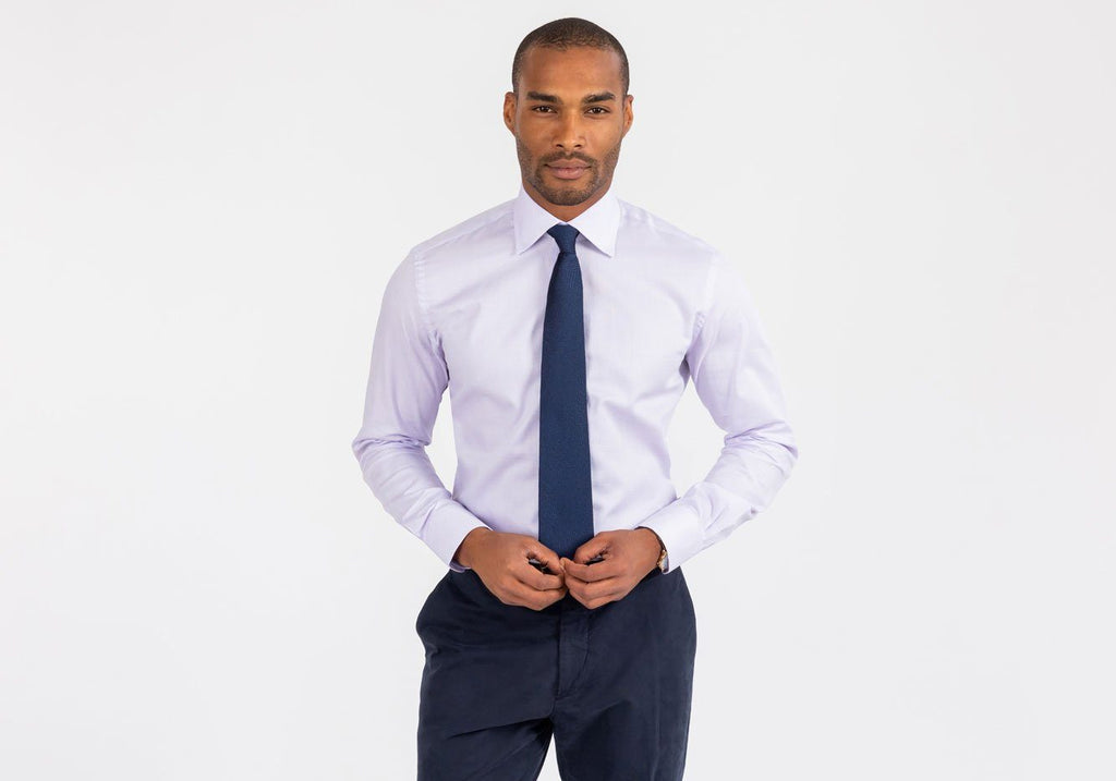 The Lavender Freeman Oxford Dress Shirt Dress Shirt- Ledbury