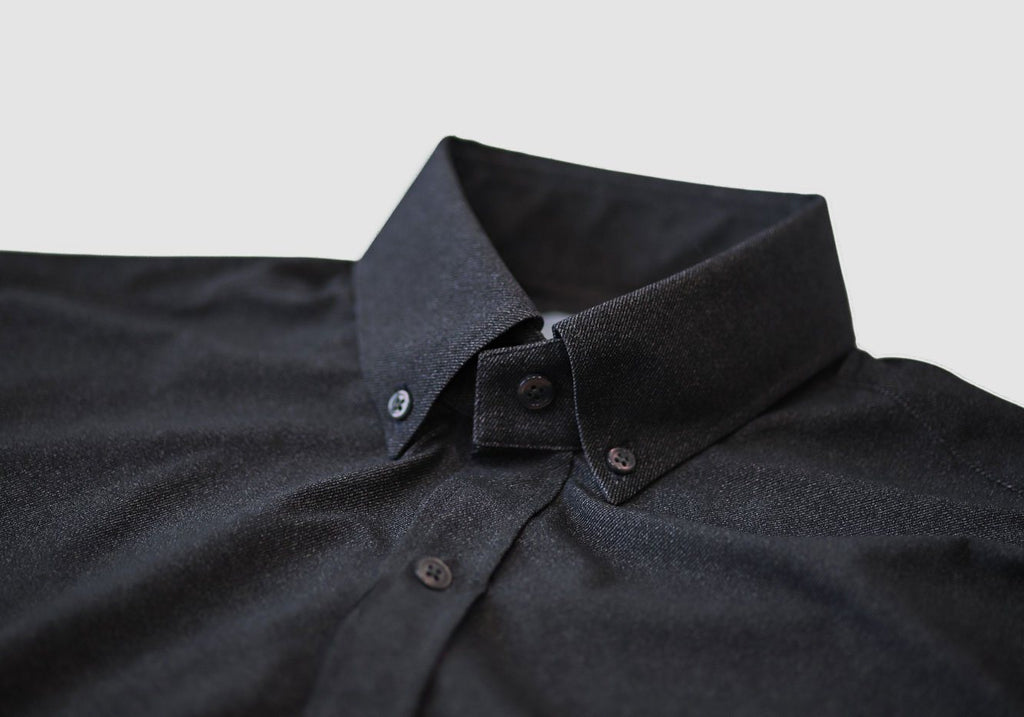The Charcoal Heather Fulton Performance Casual Shirt Casual Shirt- Ledbury