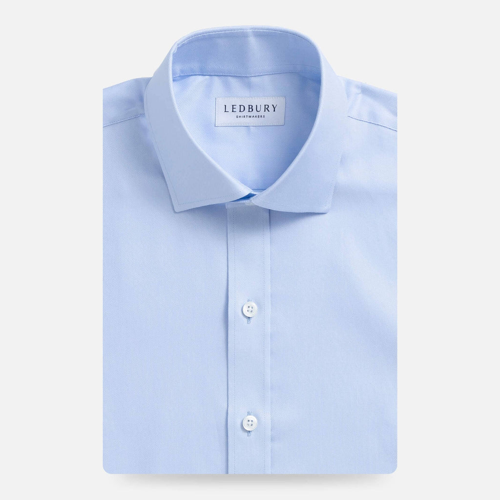 The Light Blue George Oxford Custom Shirt Custom Dress Shirt- Ledbury