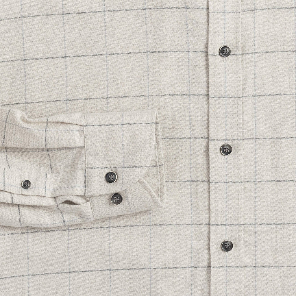 The Oatmeal Gossett Flannel Casual Shirt Casual Shirt- Ledbury
