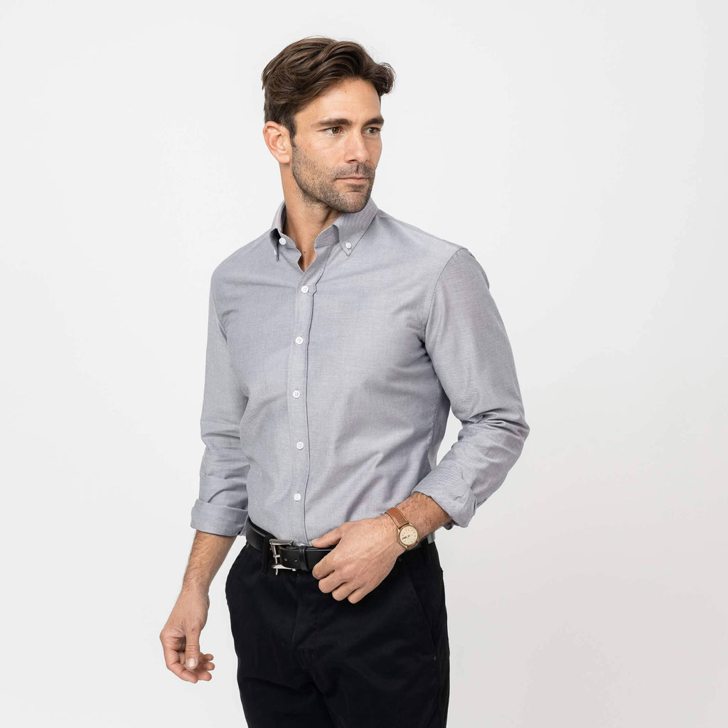 The Grey Niles Oxford Custom Shirt Custom Dress Shirt- Ledbury