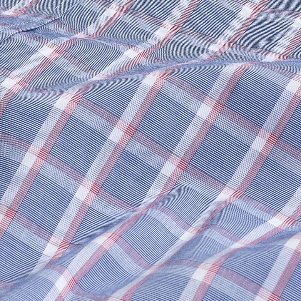 The Blue Greyrock Check Dress Shirt Dress Shirt- Ledbury