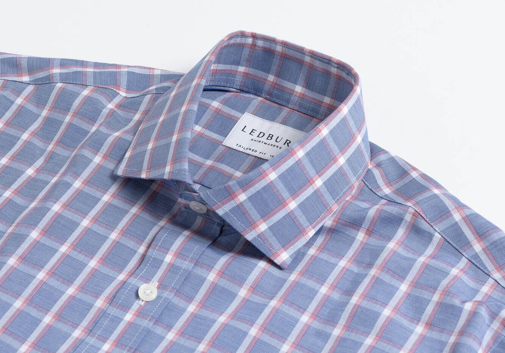The Blue Greyrock Check Dress Shirt Dress Shirt- Ledbury