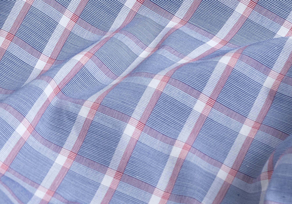 The Blue Greyrock Check Dress Shirt Dress Shirt- Ledbury