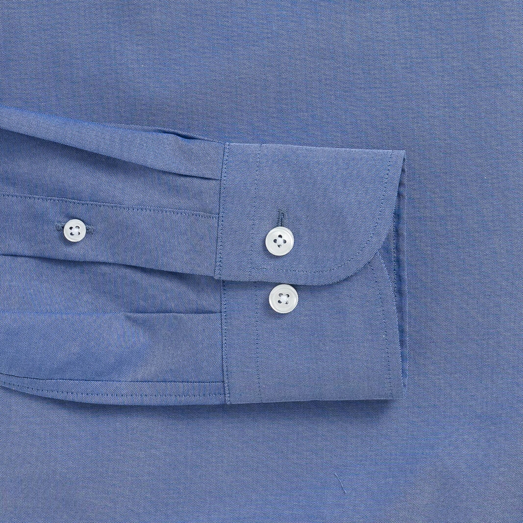 The Blue Harrison Pinpoint Oxford Custom Shirt Custom Dress Shirt- Ledbury