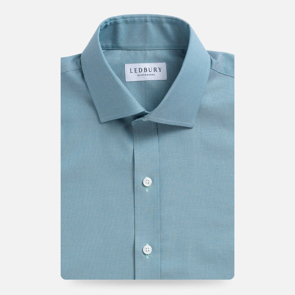 The Sage Harrison Pinpoint Oxford Custom Shirt Custom Dress Shirt- Ledbury