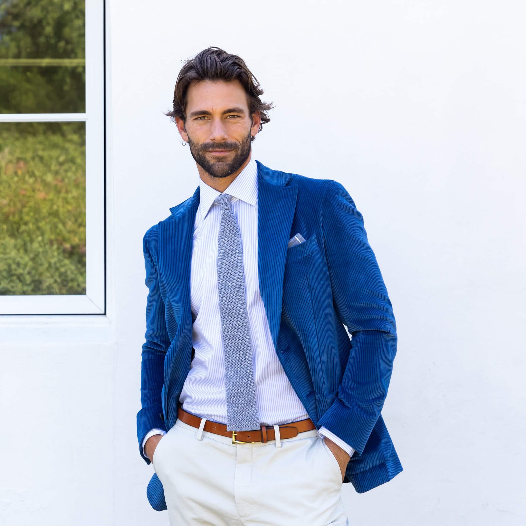 The Deep Blue Haydens Corduroy Sport Coat Ledbury