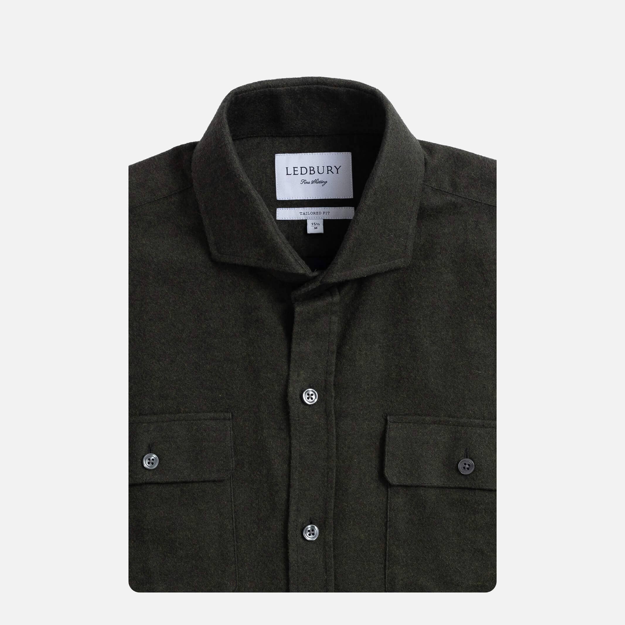 The Loden Heather Heyming Flannel Casual Shirt Casual Shirt- Ledbury
