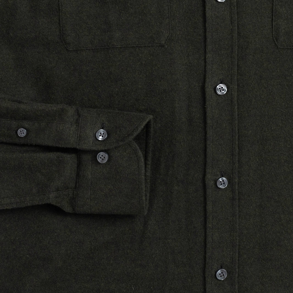 The Loden Heather Heyming Flannel Custom Shirt Custom Casual Shirt- Ledbury