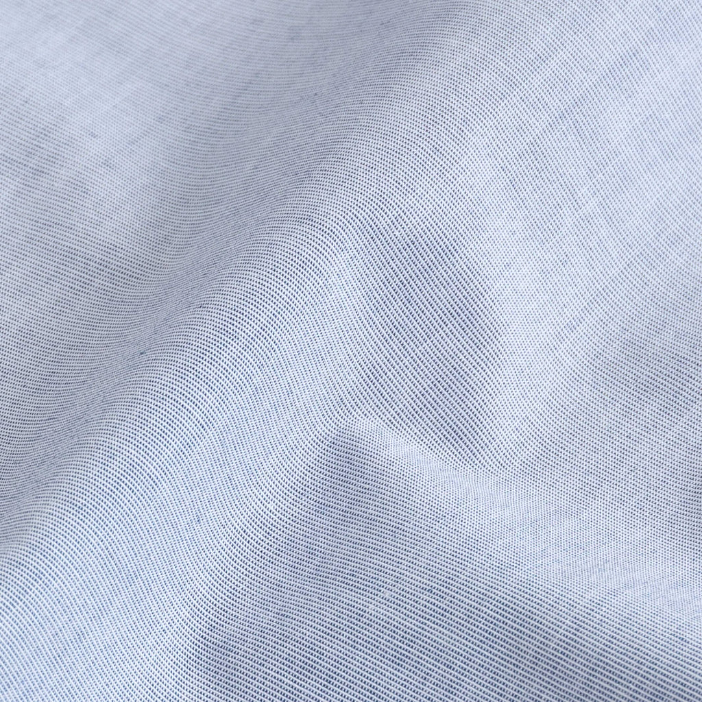 The Blue Hucks Chambray Custom Shirt Custom Dress Shirt- Ledbury