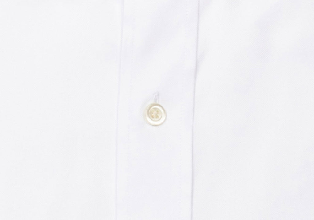 The 2019 White Hudson Pinpoint Oxford Dress Shirt Dress Shirt- Ledbury